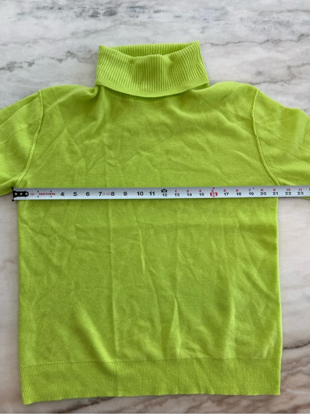 Free People 100% Cashmere Sweater Lime Punch Women Size S